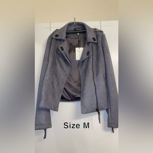 Velvet grey coat